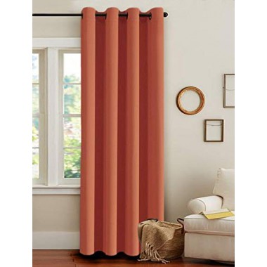 Kurtains2fly 618 Both Sided DarkDenim Color Room Darkening Blackout Curtains Pack of 1